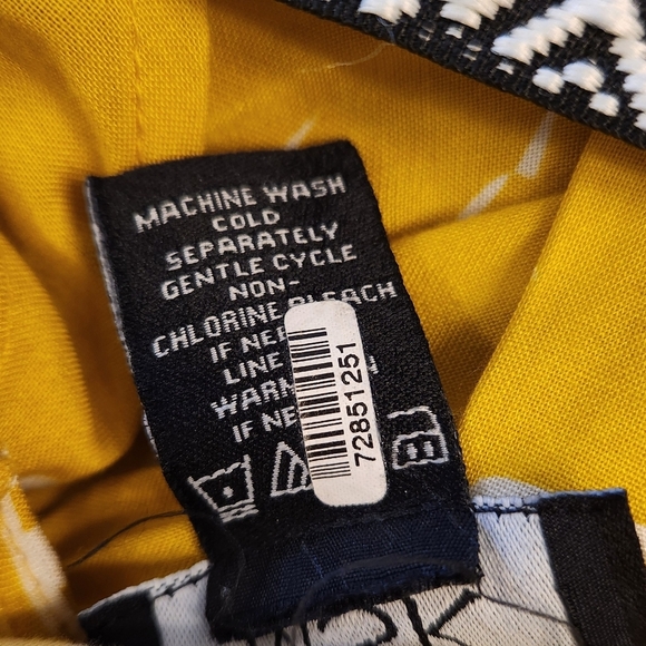 MSK Yellow Sleveless Floral Dressy Romper Size Small. Pants. - Picture 7 of 12